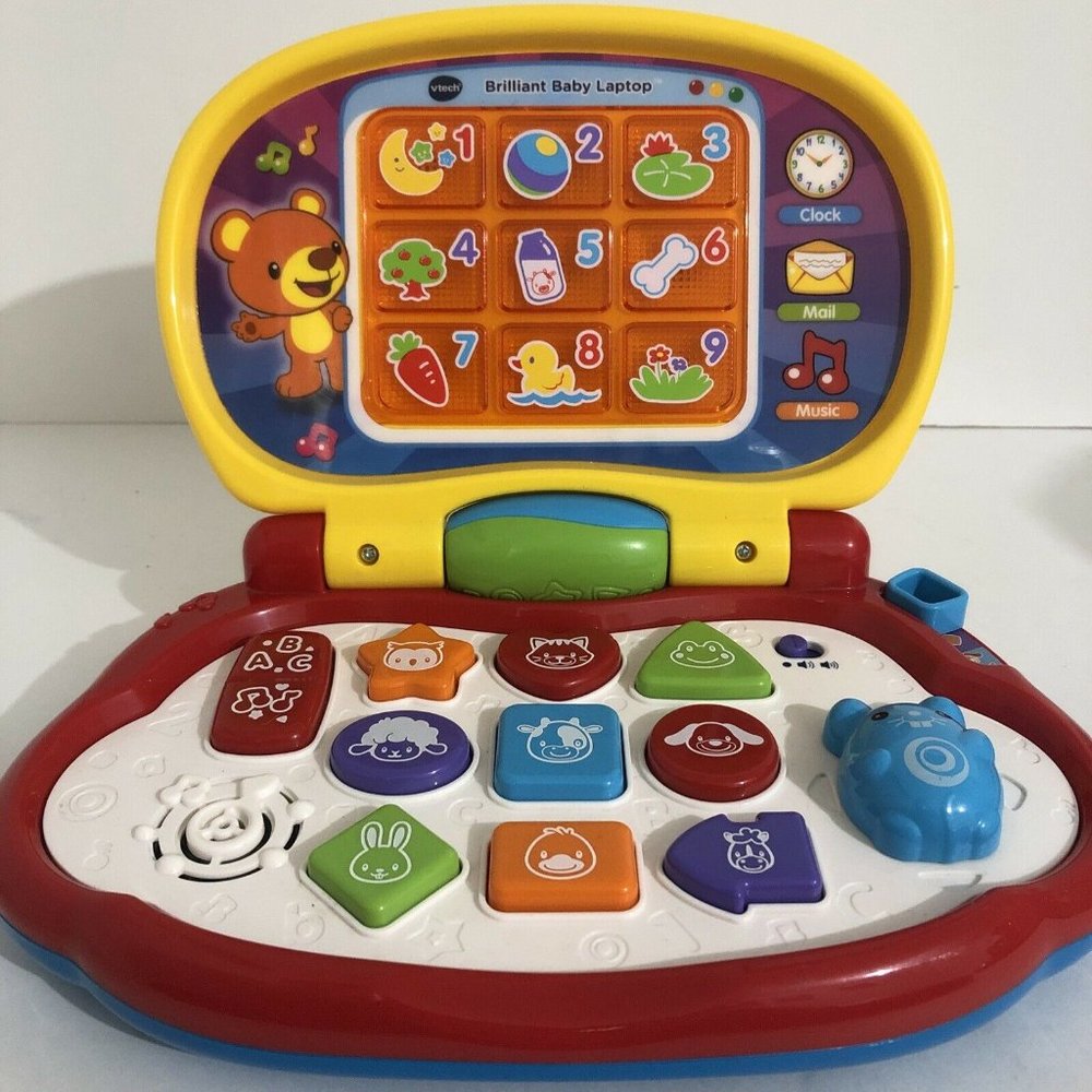 VTech Brilliant Baby Laptop Teaches Colors , Shape
